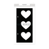 Die 4x8 Inserts Cut-Out Hearts