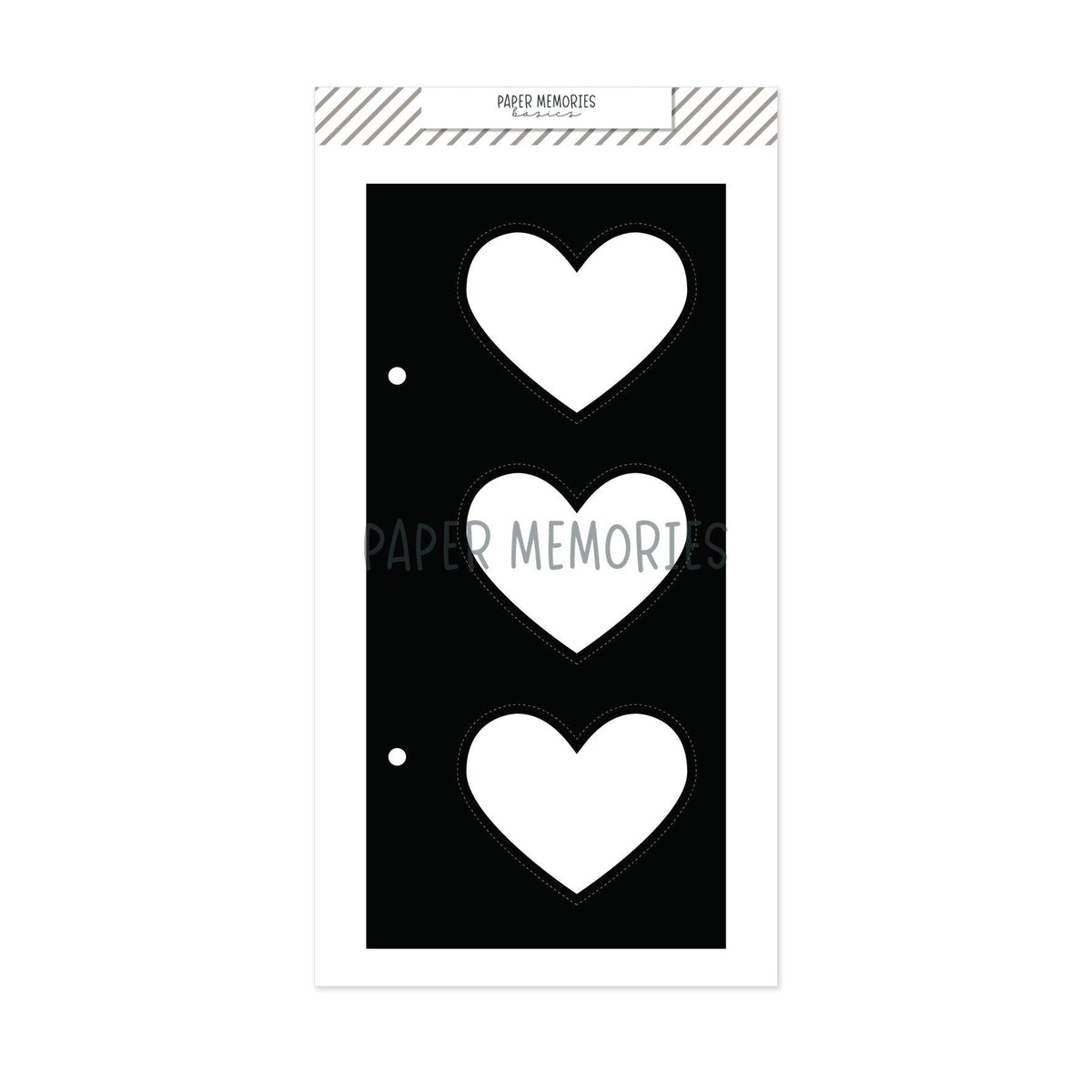 Die 4x8 Inserts Cut-Out Hearts