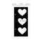 Die 4x8 Inserts Cut-Out Hearts