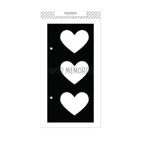 Die 4x8 Inserts Cut-Out Hearts