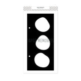 Die 4x8 Inserts Cut-Out Organic Shapes