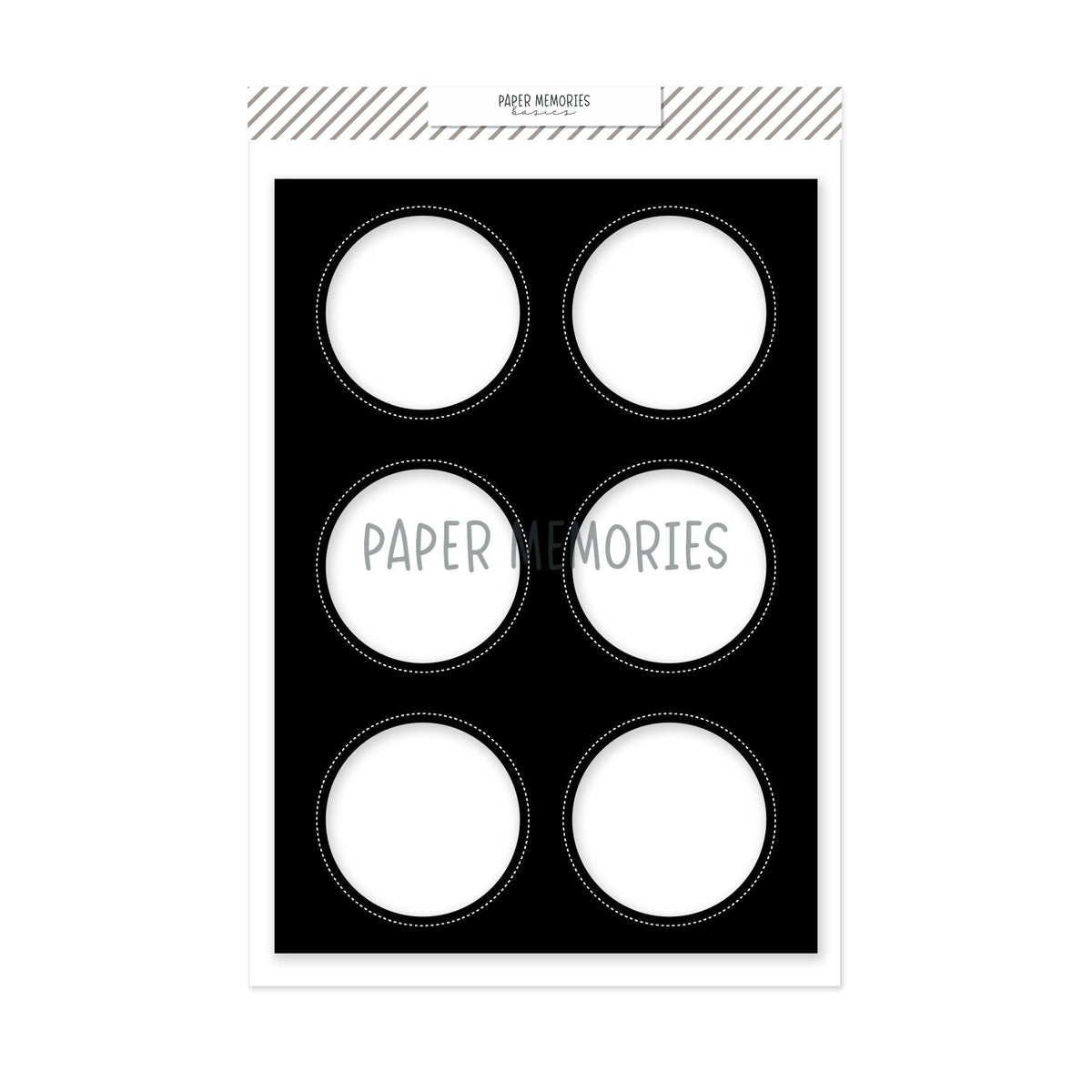 Die 6x8 Inserts Cut-Out Circles