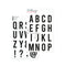 Die Set Alphabet Gilmo Big