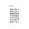 Die Set Alphabet Mason small
