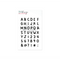 Die Set Alphabet Mason small