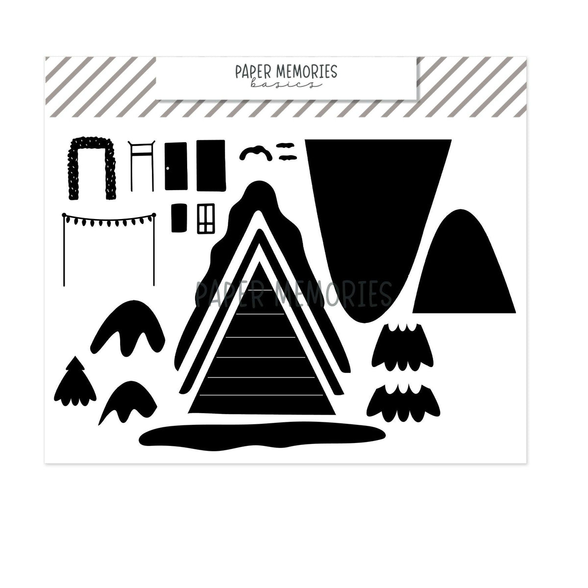 Die Set Cozy Winter Cabin