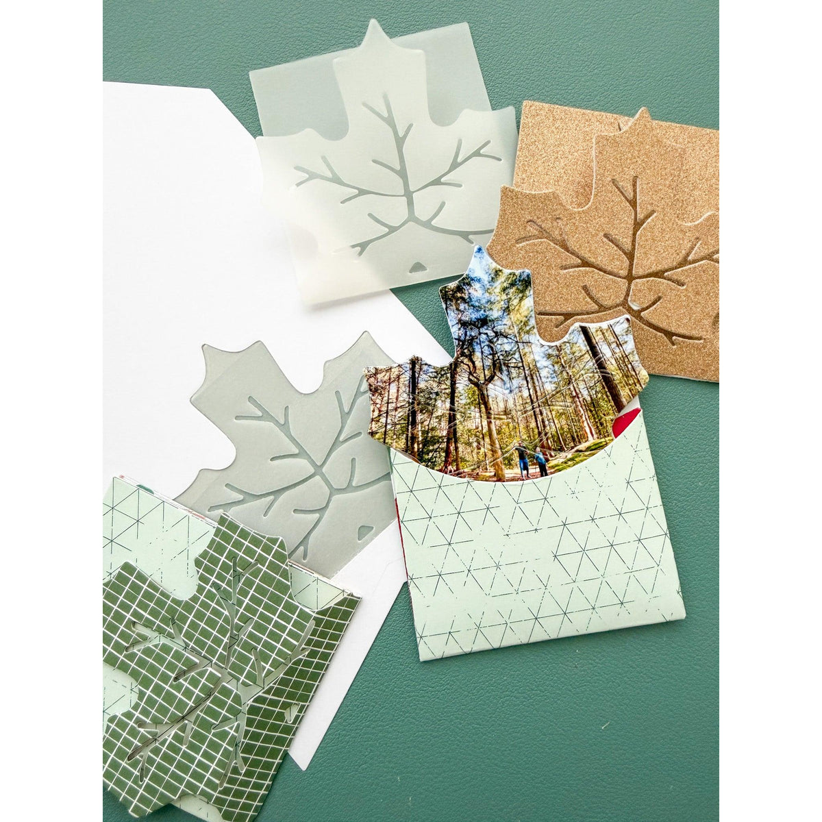 Die Set Folder Leaf