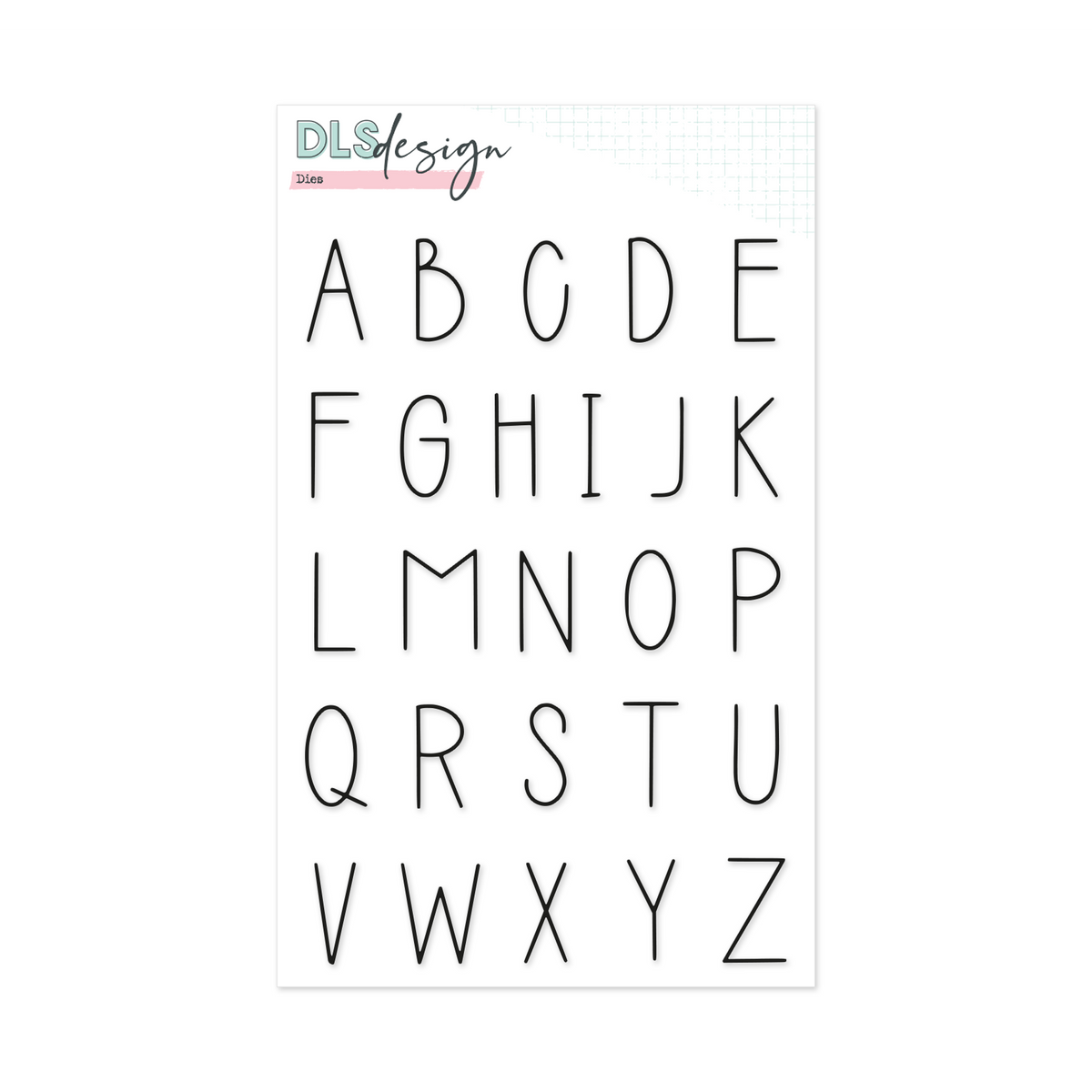 Die Set Hunter Medium ABC Uppercase