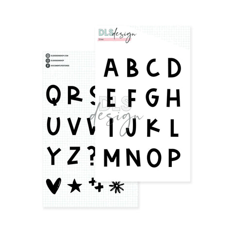 Die Set Mason Alphabet Mason Big