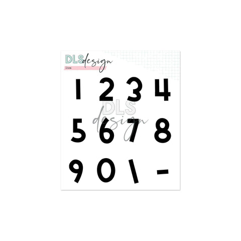 Die Set Numbers Mason Big