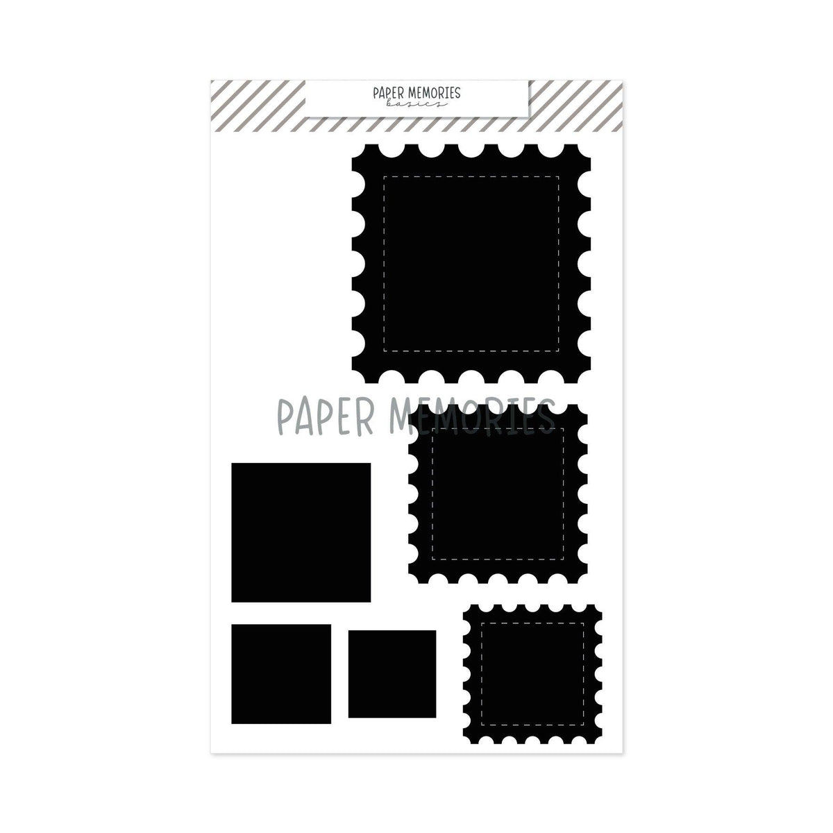 Die Set Postage Stamps Squares