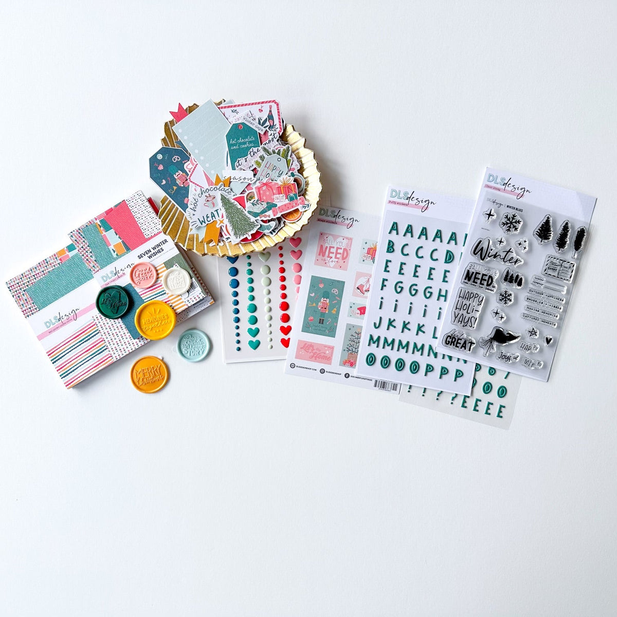 Document Life Stories - Pocket Pages Kit Seven Winter Wishes