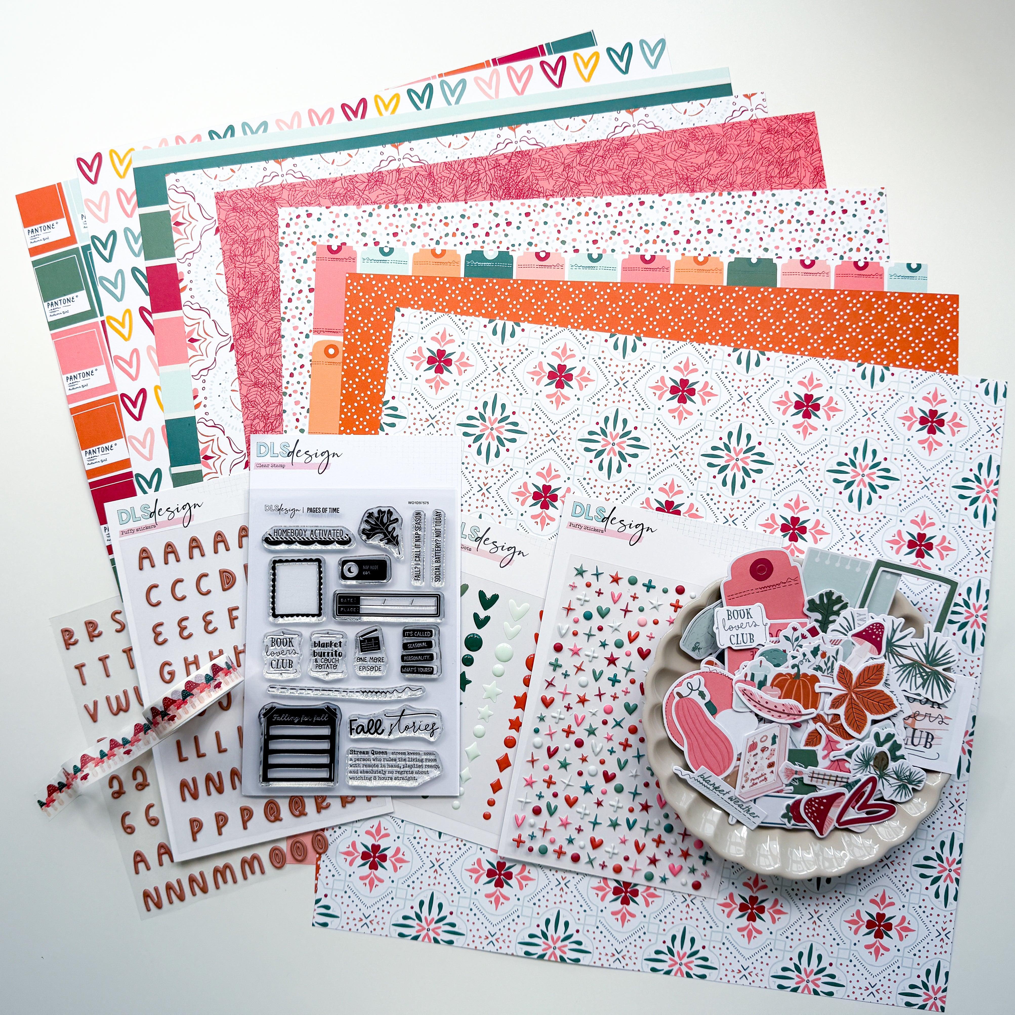 Document Life Stories - Scrap Kit Eighteen Pages Of Time