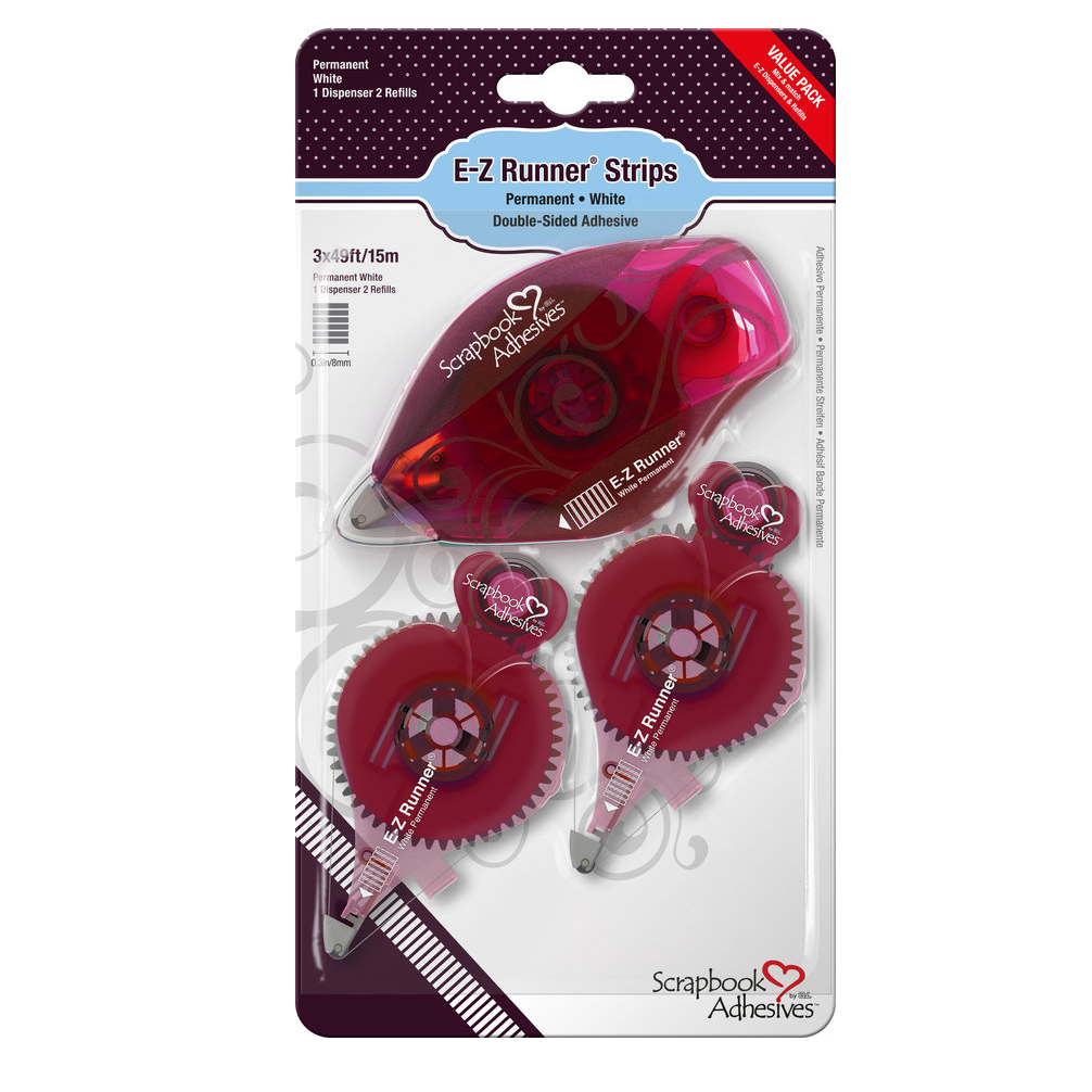 E-Z Runner Permanent Strips Refillable Value Pack
