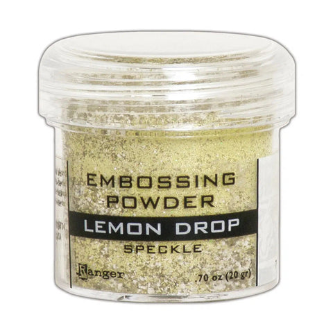 Embossing Powder Speckle Lemon Drop