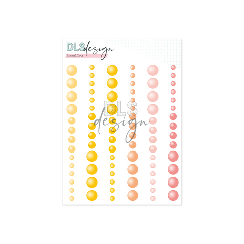 Enamel Dots Essentials Sunshine, Papaya & Coral