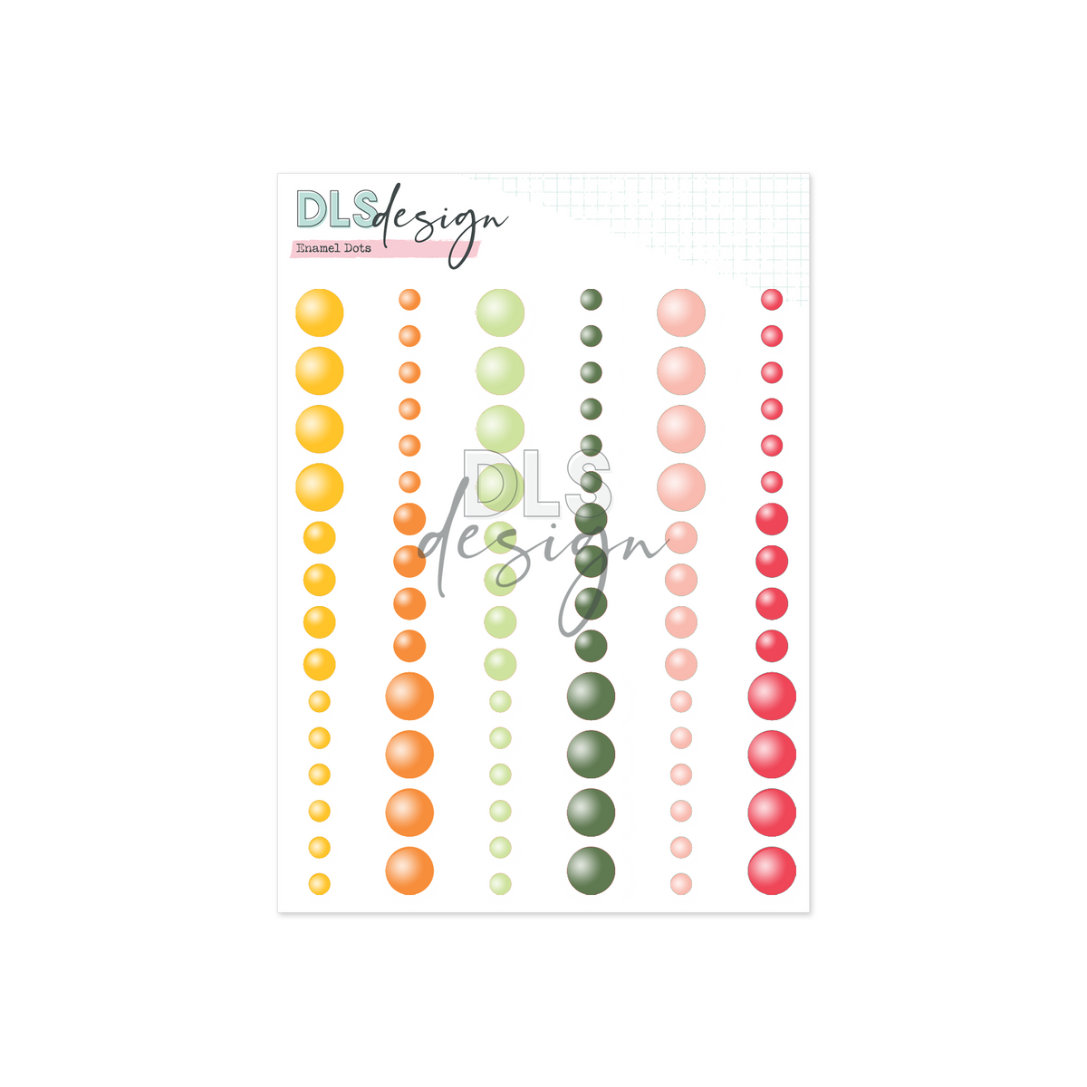 Enamel Dots Genuine