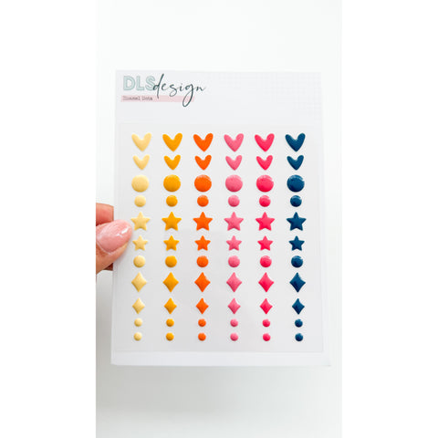 Enamel Shapes A Story Of Golden Glow