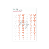 Enamel Shapes Peach