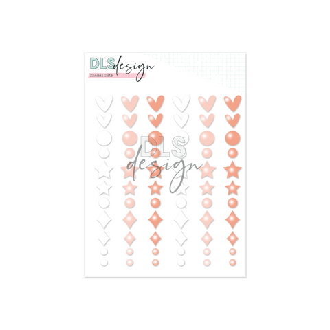 Enamel Shapes Peach