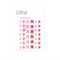 Enamel Shapes Pink