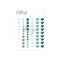 Enamel Shapes Seafoam