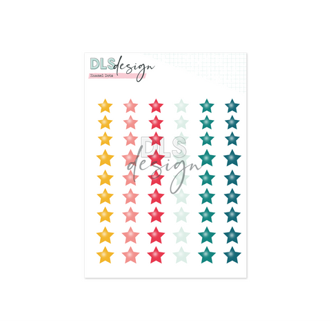 Enamel Shapes Stars Seven Winter Wishes