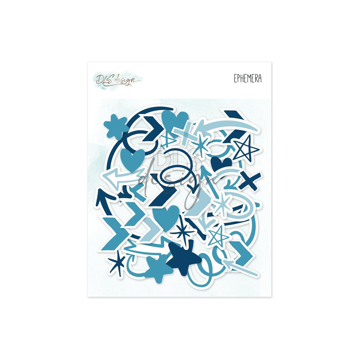 Ephemera Essential Icons Blue
