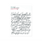 Ephemera Scripted Words Gray & White