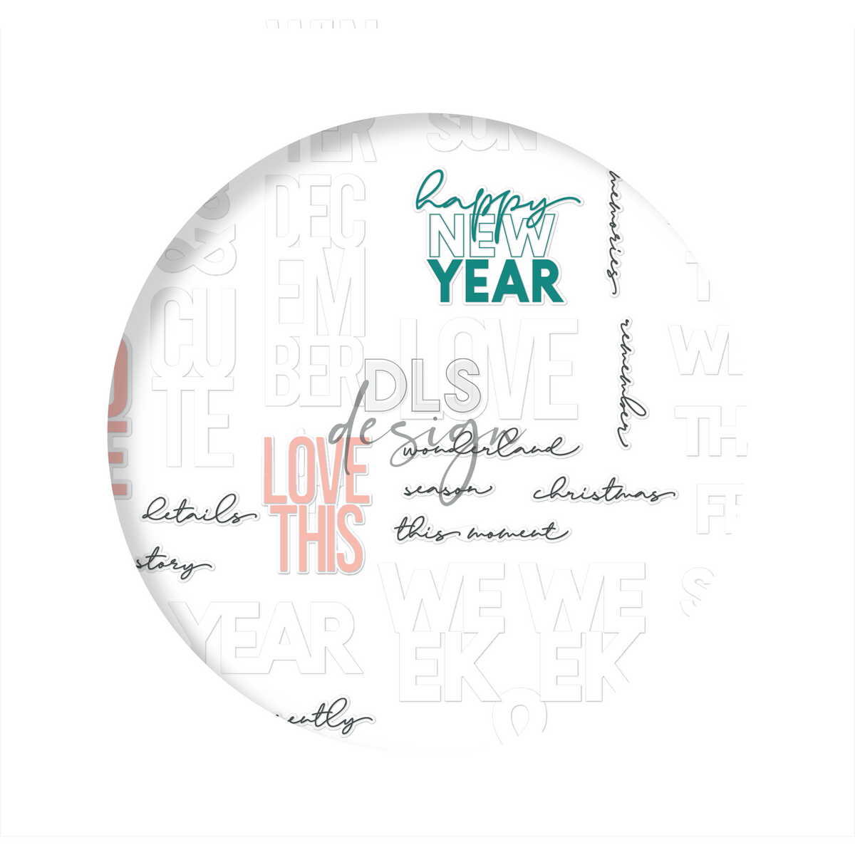 Ephemera Words Advent