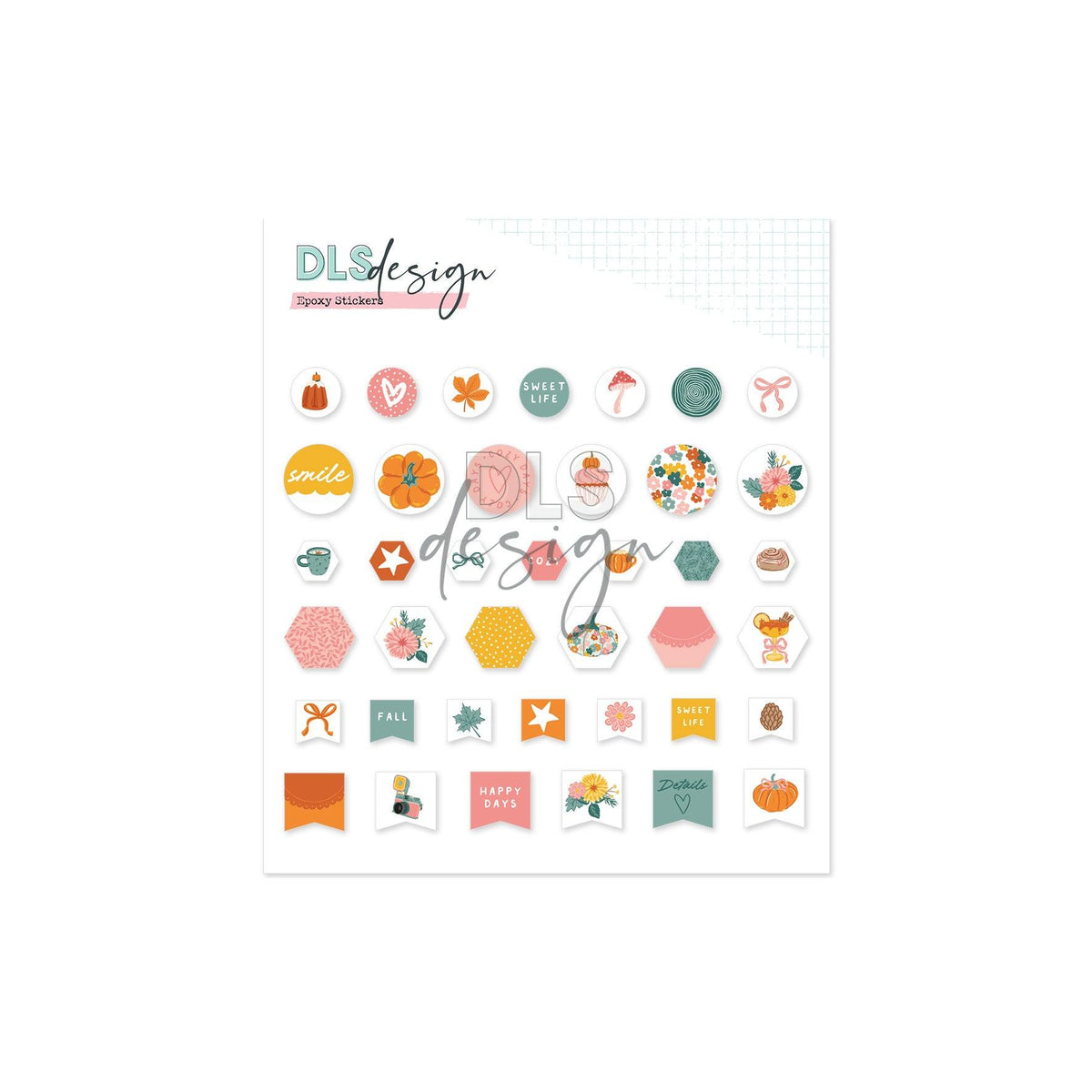 Epoxy Stickers A Story Of Falling Leaves
