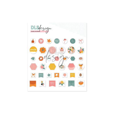 Epoxy Stickers A Story Of Falling Leaves