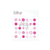 Epoxy Stickers Peony