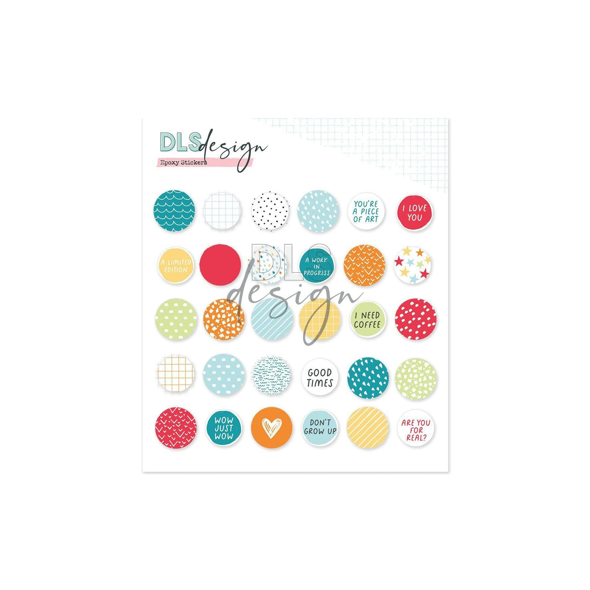 Epoxy Stickers Quirky