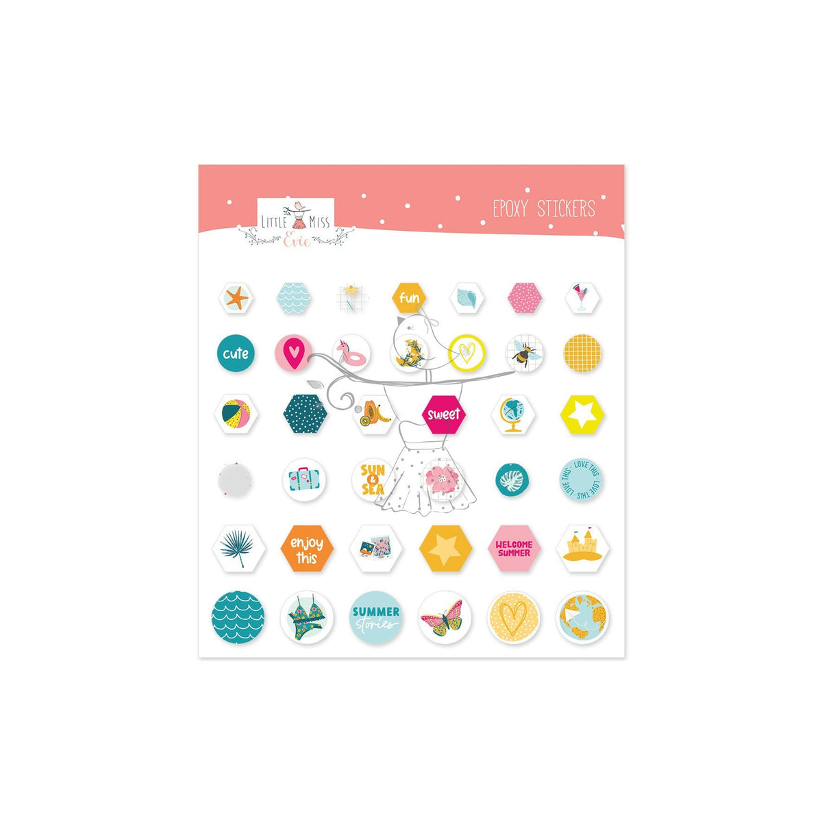 Epoxy Stickers Summer Stories