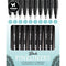 Fineliners and Markers Set Black