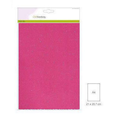 Glitter Cardboard neon roze