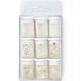 Glitterset White Assorted