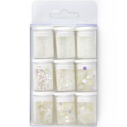 Glitterset White Assorted