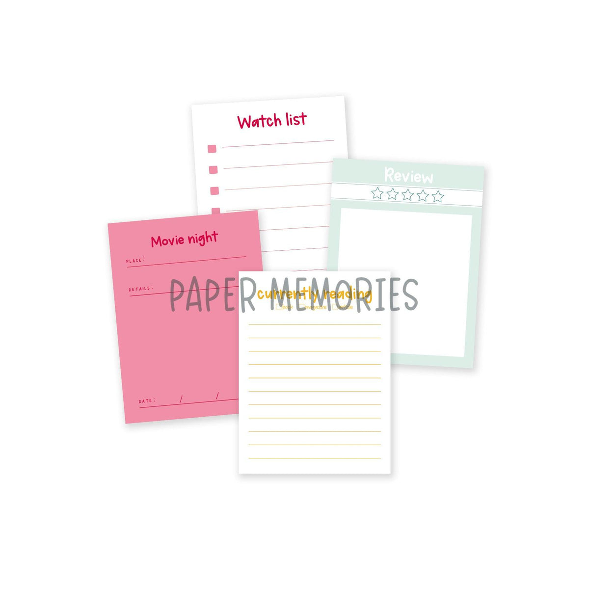 Journaling Cards 3x4" Plot Twist