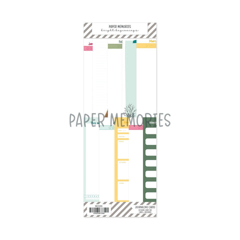 Journaling Cards 3x8" Bright Beginnings