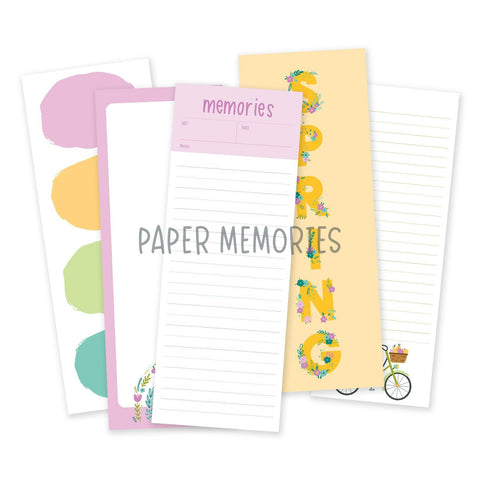 Journaling Cards 3x8" Spring Memories - Spring Fling