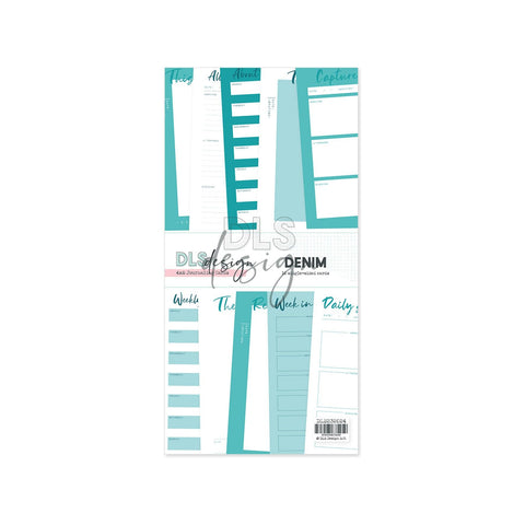 Journaling Cards 4x8" Essentials Denim