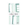 Journaling Cards 4x8" Essentials Seafoam
