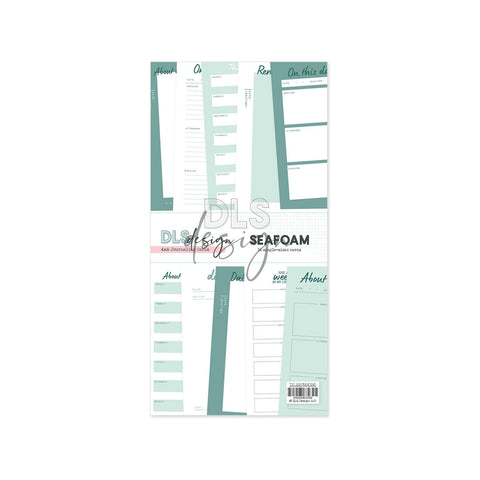 Journaling Cards 4x8" Seafoam