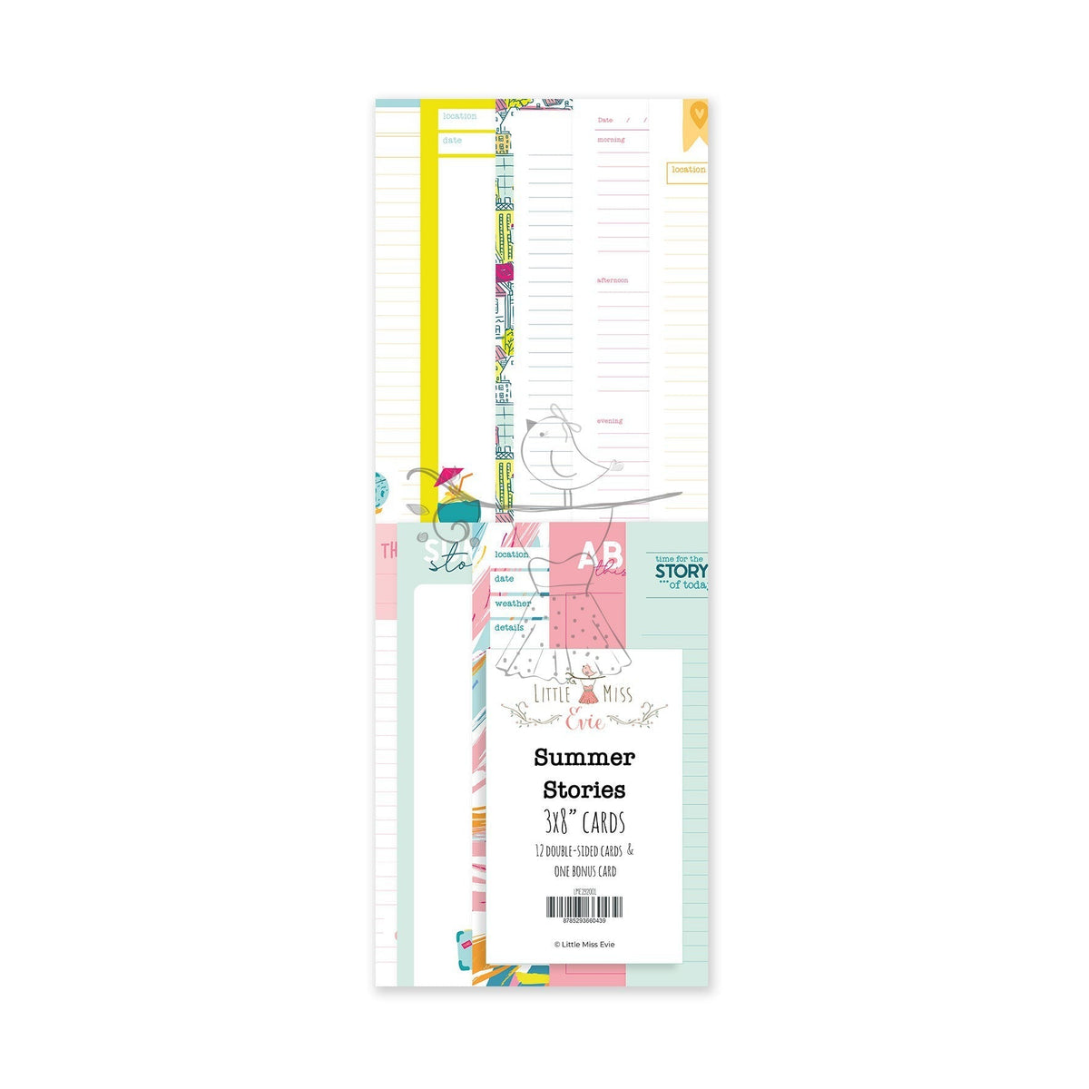 Journaling Paper Pad 3x8" Summer Stories