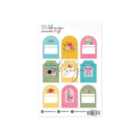 Journaling Shape Stickers A Story Of Blooming Days