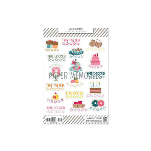 Journaling Shape Stickers Cookie Carnival