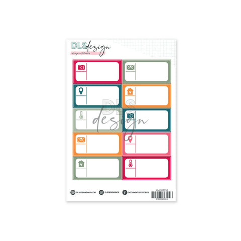 Journaling Shape Stickers Ten Signs Of Spring