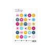 Journaling Stickers Circles Sixteen Golden Days